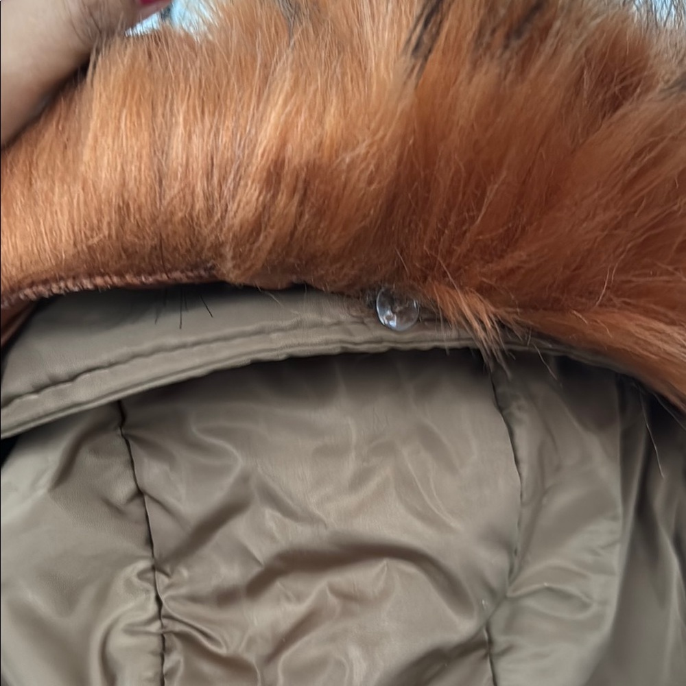 Brown Jacket with Faux Fur Trim - Picture 6 of 8